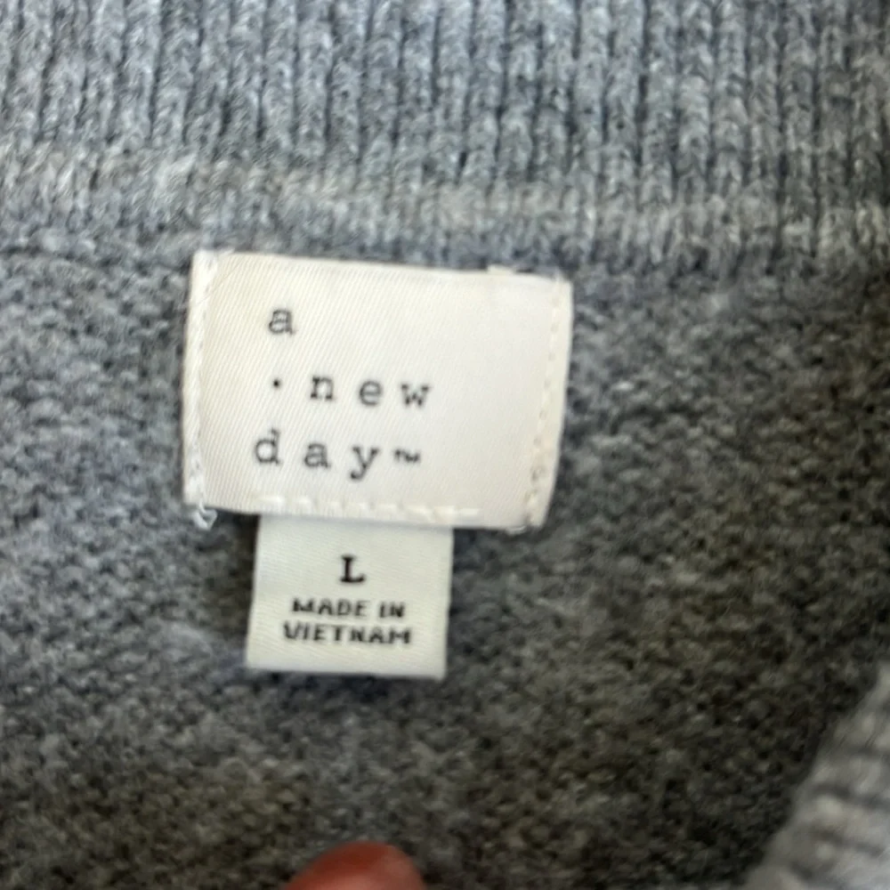 So very soft a new day gray collared five button top - Picture 8 of 13